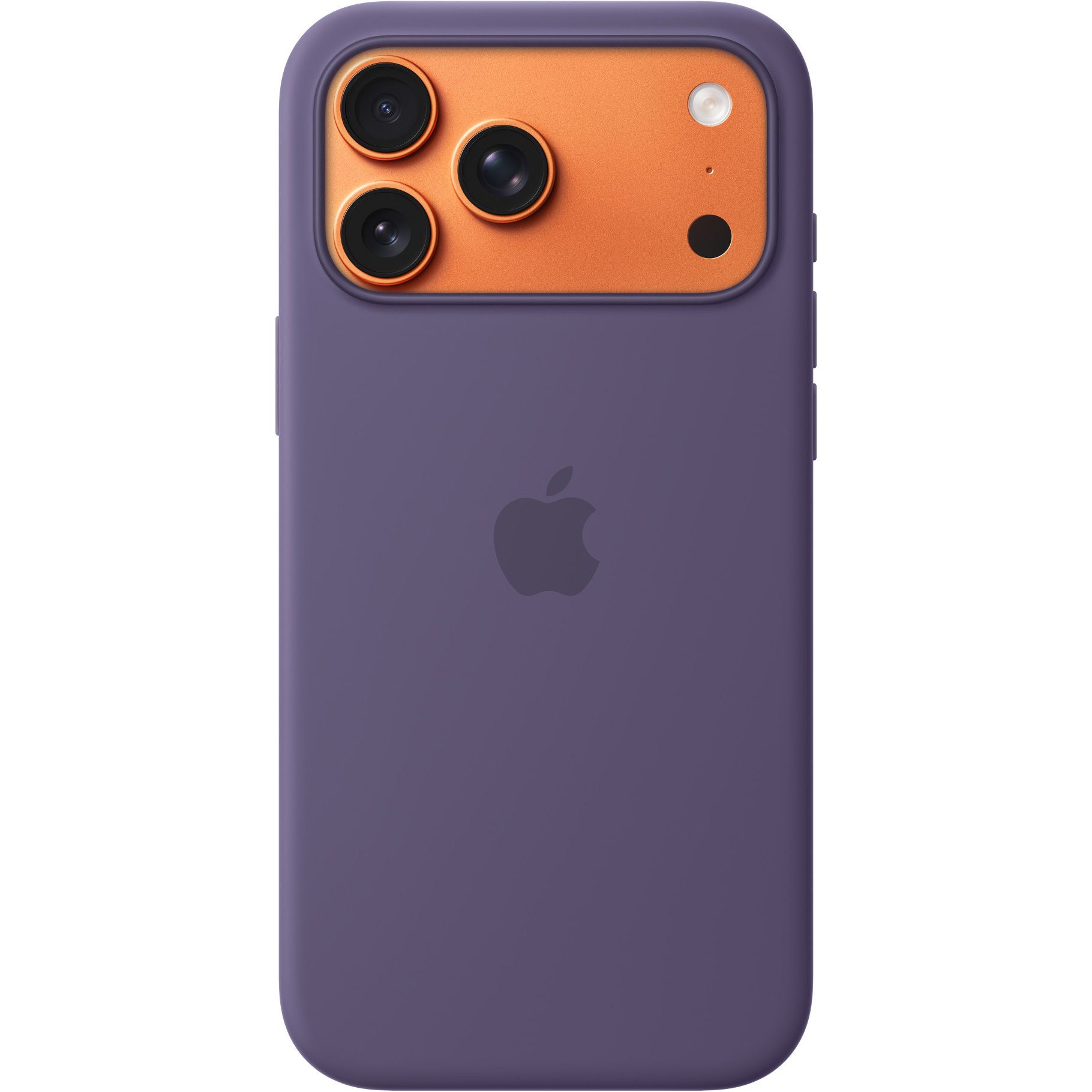 

Чехол Silicone Case with Button, Animation & MagSafe для Apple iPhone 17 Pro Max Purple Frog AAA