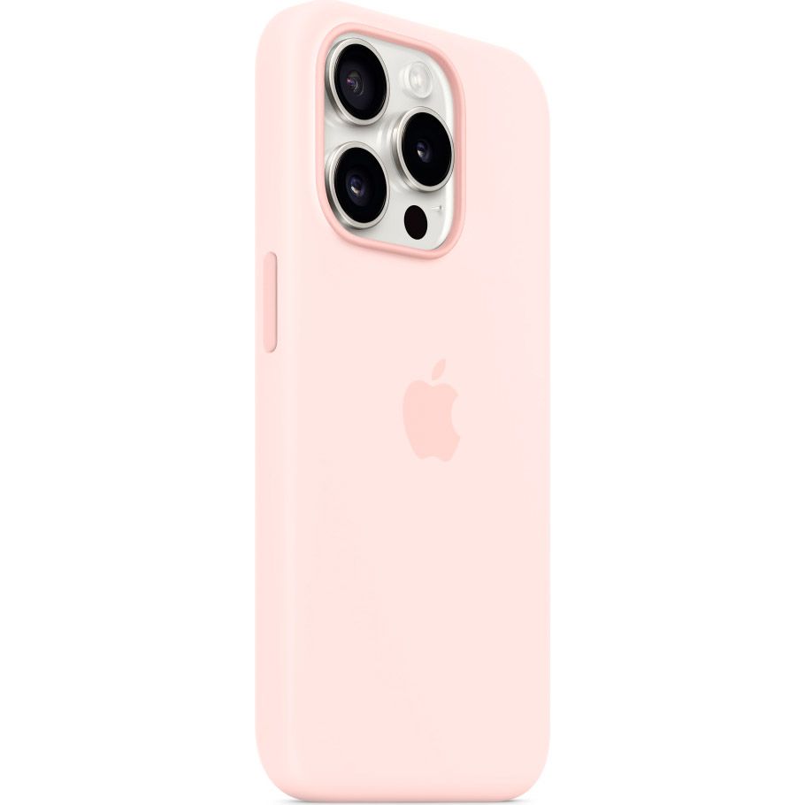 Чохол Apple Silicone Case with MagSafe для iPhone 15 Pro Light Pink (MT1F3ZM/A)