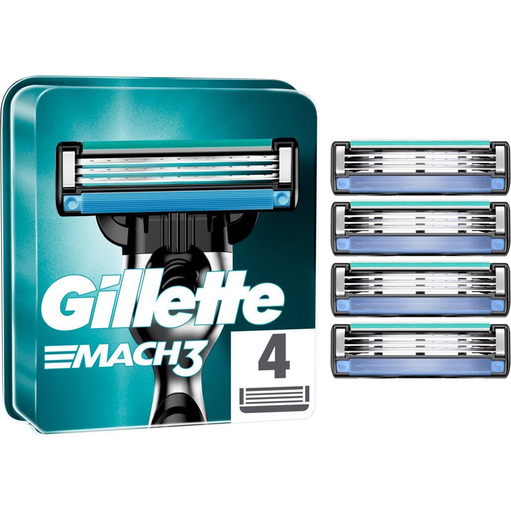 

Змінне лезо Gillette Mach3 4 шт (3014260243531)