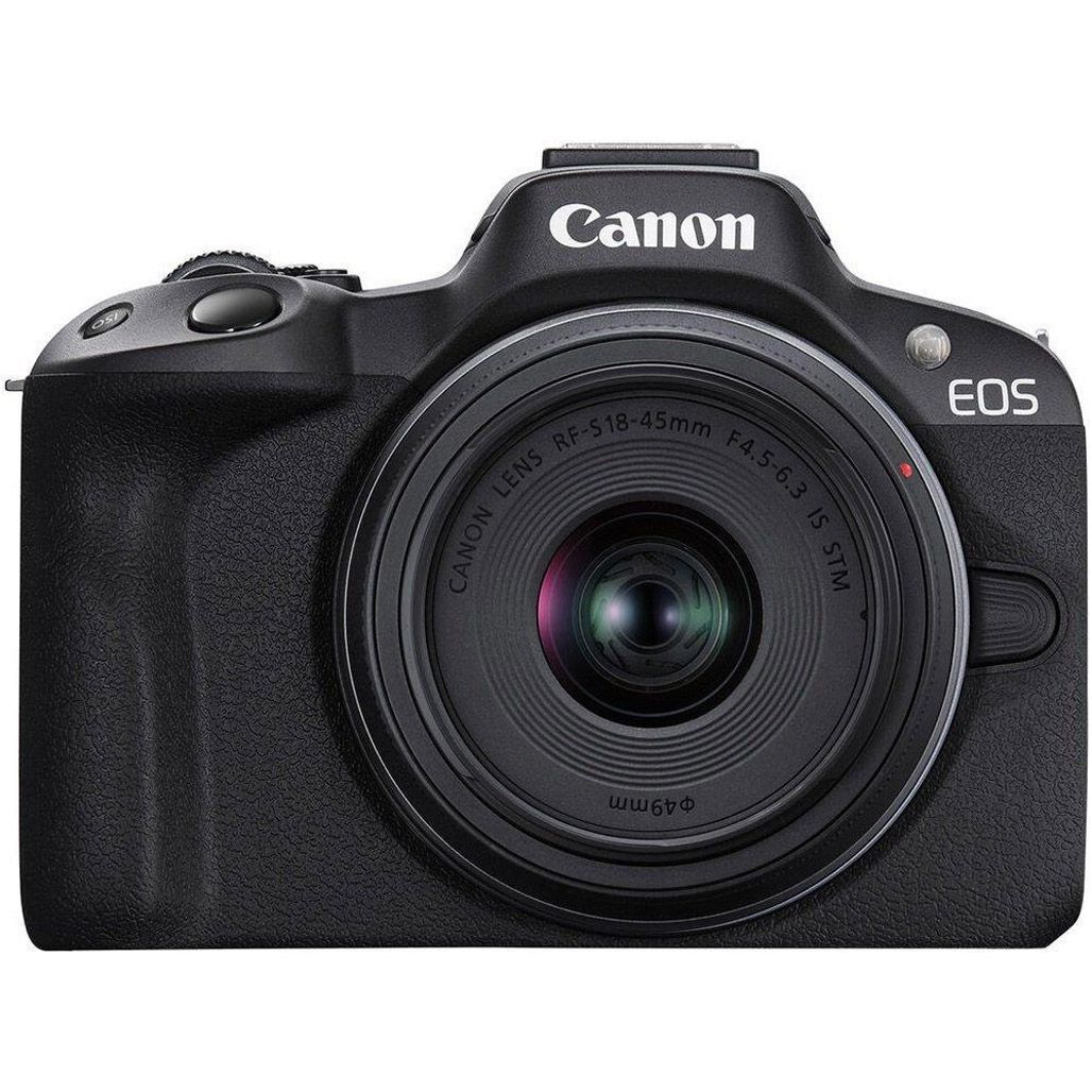 

Беззеркальный фотоаппарат Canon EOS R50 Kit RF-S 18-45mm f4.5-6.3 IS STM Black (5811C033) UA