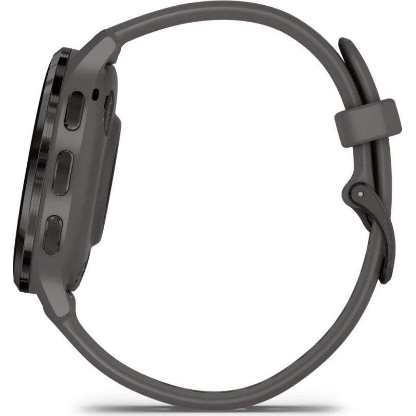 Смарт-годинник Garmin Venu 3S Slate Steel Bezel with Pebble Gray Case and Silicone Band (010-02785-00/50)