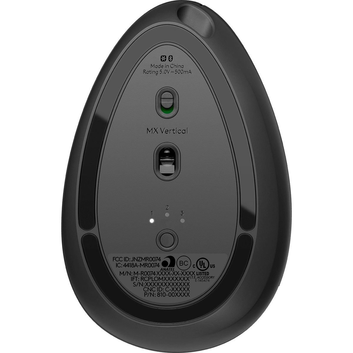 Миша Logitech MX Vertical Graphite (910-005447/910-005448)