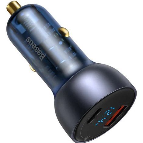 Автомобільний зарядний пристрій Baseus Particular Digital Display Dual QC4.0+ 65W (CCKX-C0G)