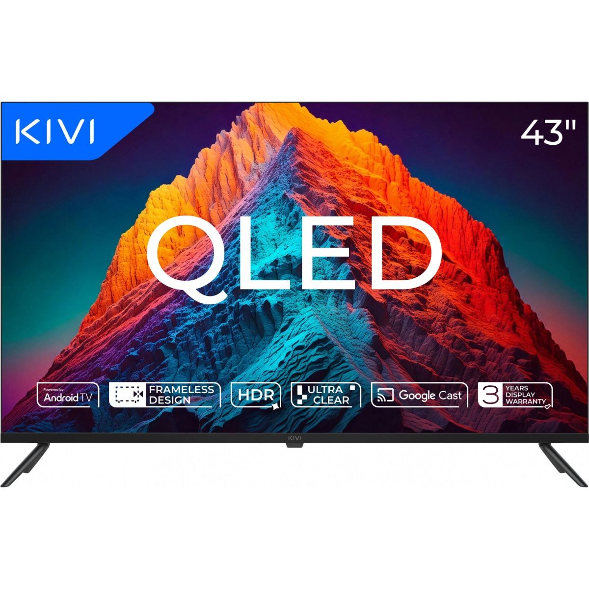 

Телевізор Kivi U770QB 43" QLED 4K (43U770QB)