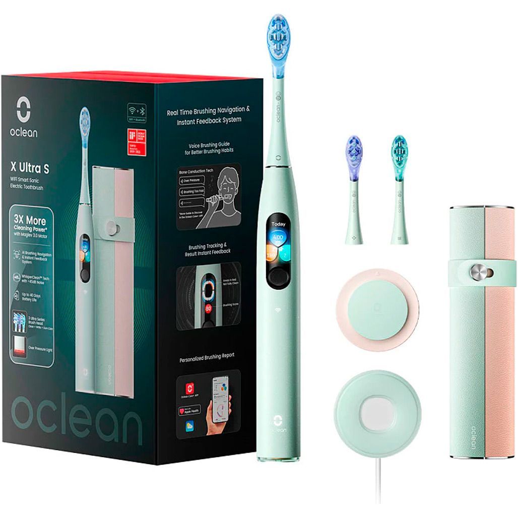 

Электрическая зубная щетка Oclean X Ultra S Electric Toothbrush Green