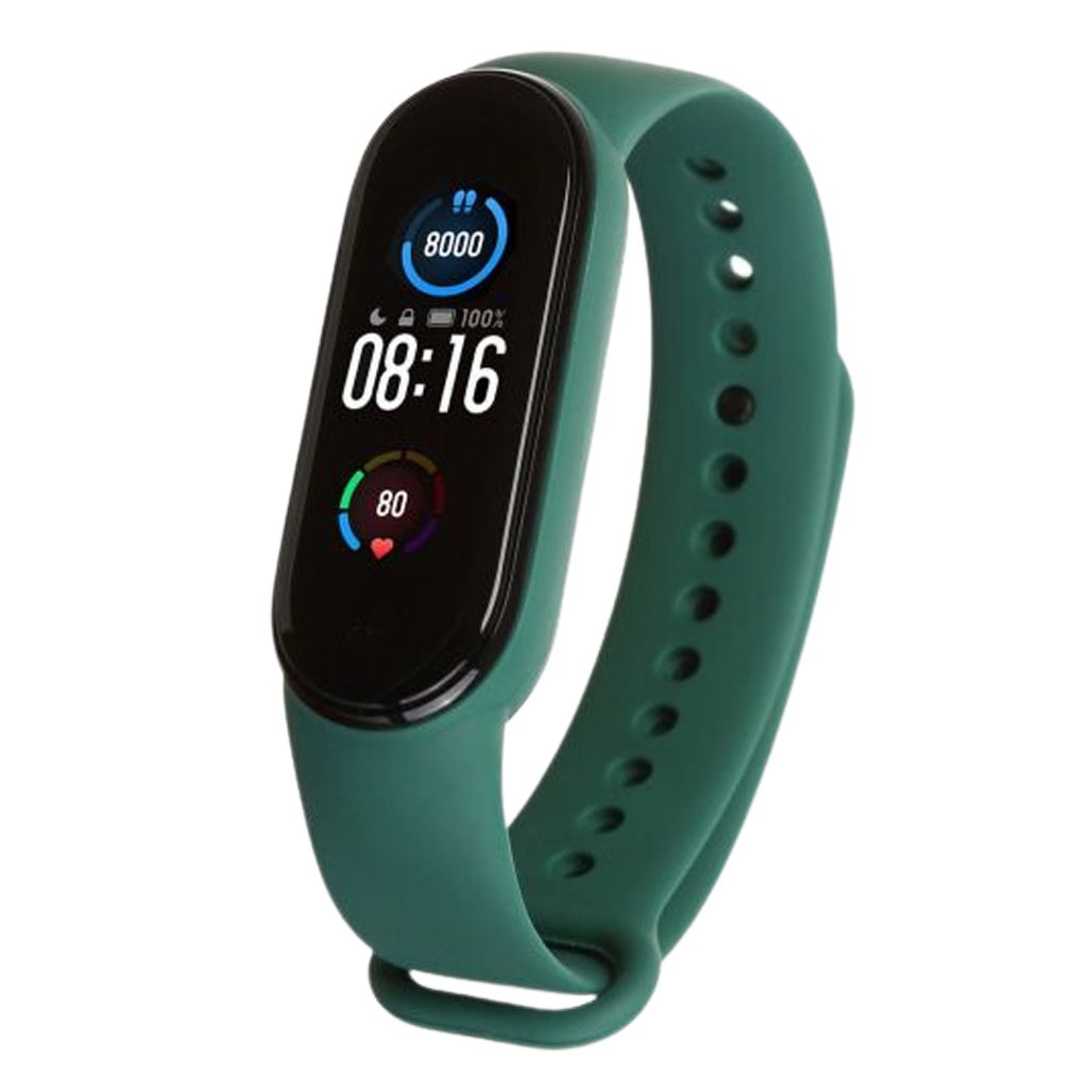 

Силиконовый ремешок для Xiaomi MI Band 5 / MI Band 6 (Green) [52055]