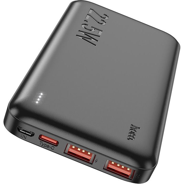 Зовнішній акумулятор Hoco J101 Astute 10000mAh 22.5W Black