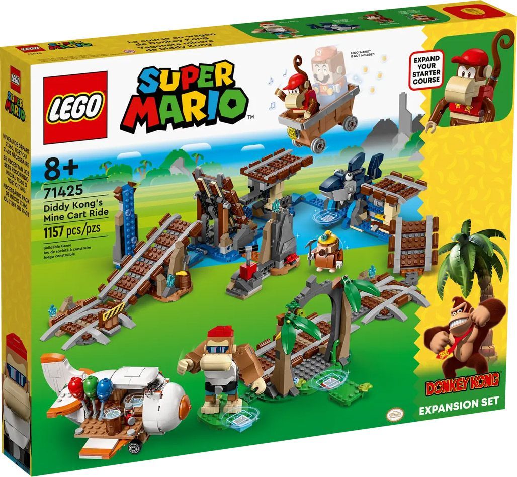 Конструктор LEGO Super Mario Поїздка у вагонетці Дідді Конга. Додатковий набір (71425)