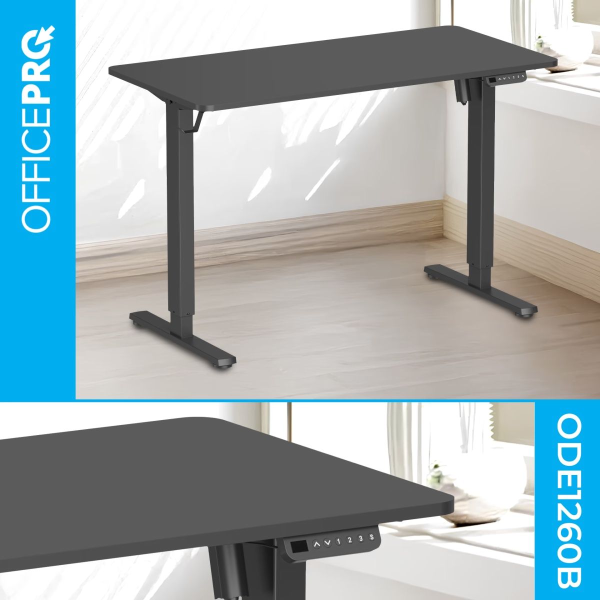 Комп`ютерний ігровий стіл OfficePro ODE1260B Black