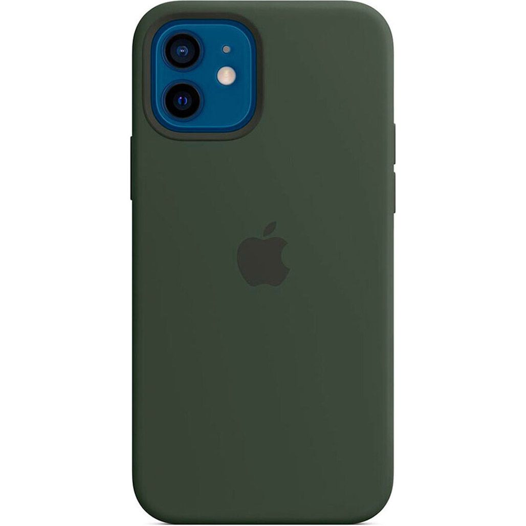 

Чехол Silicone Case with MagSafe для Apple iPhone 12/12 Pro Cyprus Green ААА