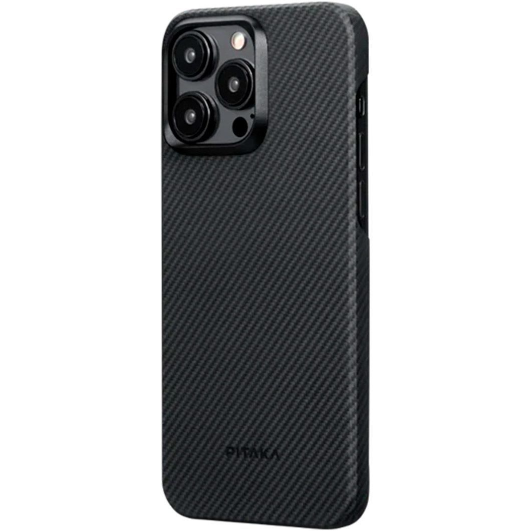 Чохол Pitaka MagEZ Case 4 600D Twill для Apple iPhone 15 Pro Black/Grey (KI1501PA) 