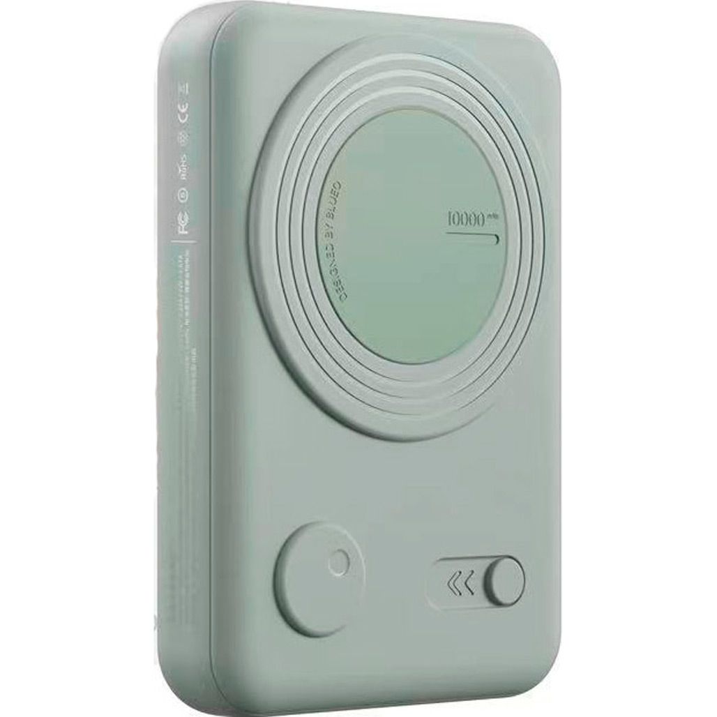 

Внешний аккумулятор Blueo Magnetic Wireless Power Bank With Stand 20W 10000mAh Mint (P010GRNS)
