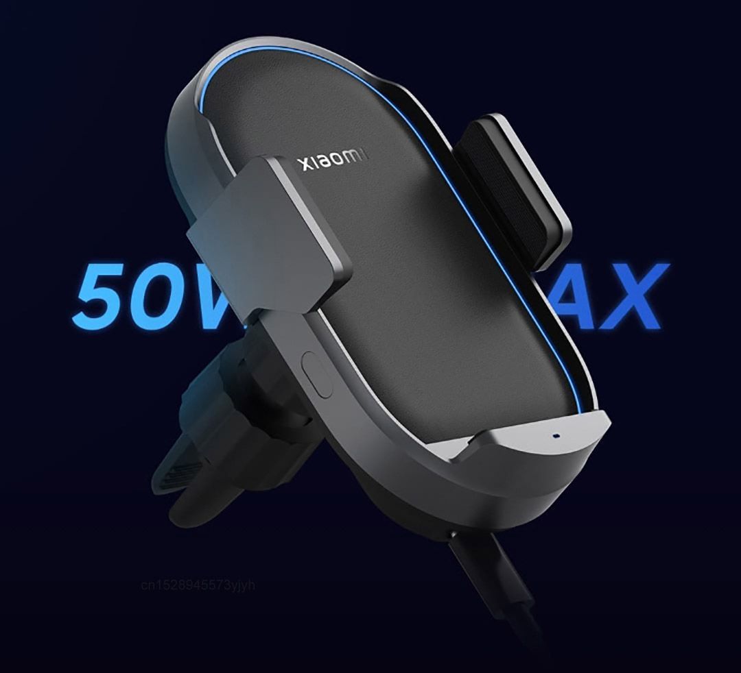 Автотримач із бездротовою зарядкою Xiaomi Wireless Car Charger Pro 50W Max (WCJ05ZM)