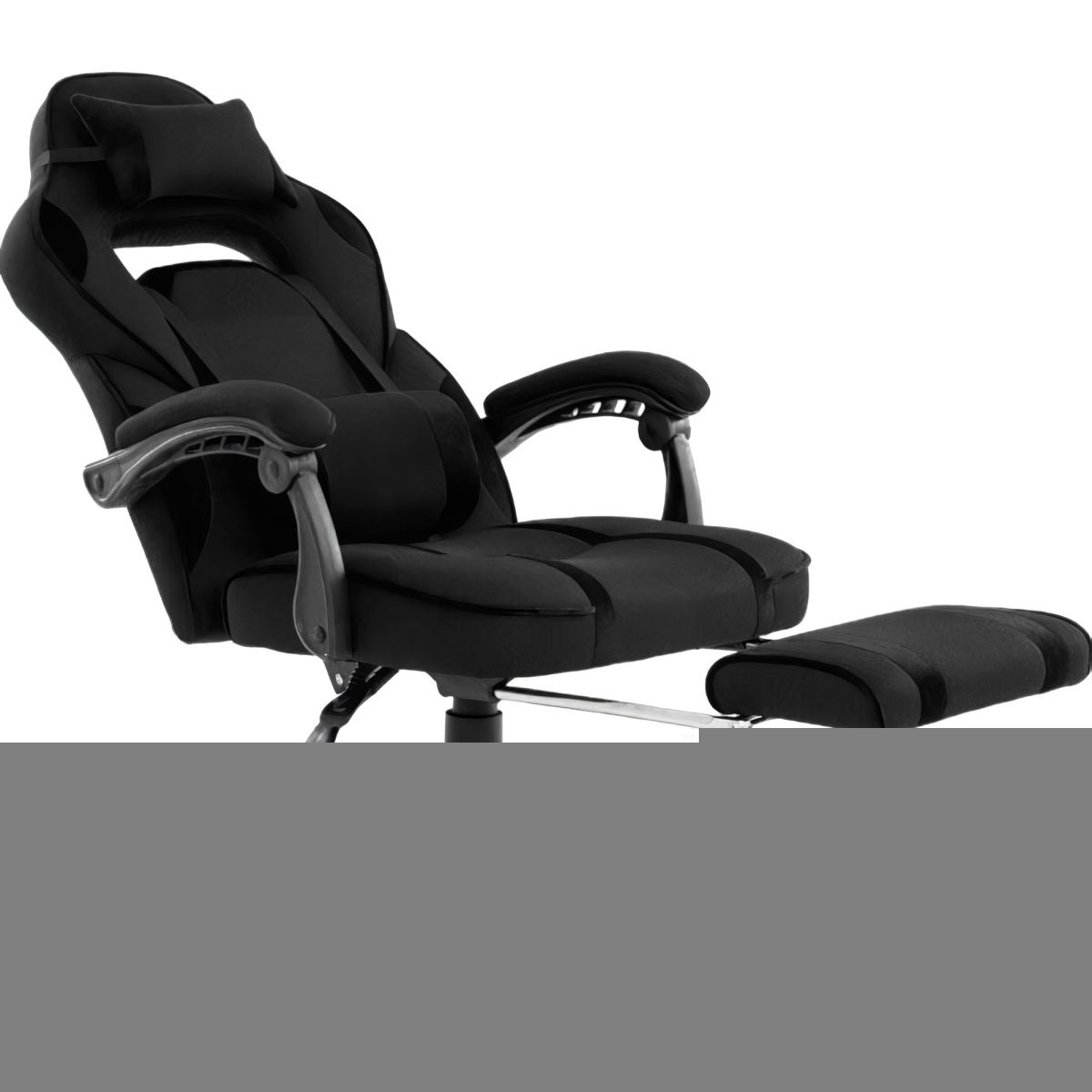 Геймерське крісло GT Racer X-2749-1 Fabric Black Suede 