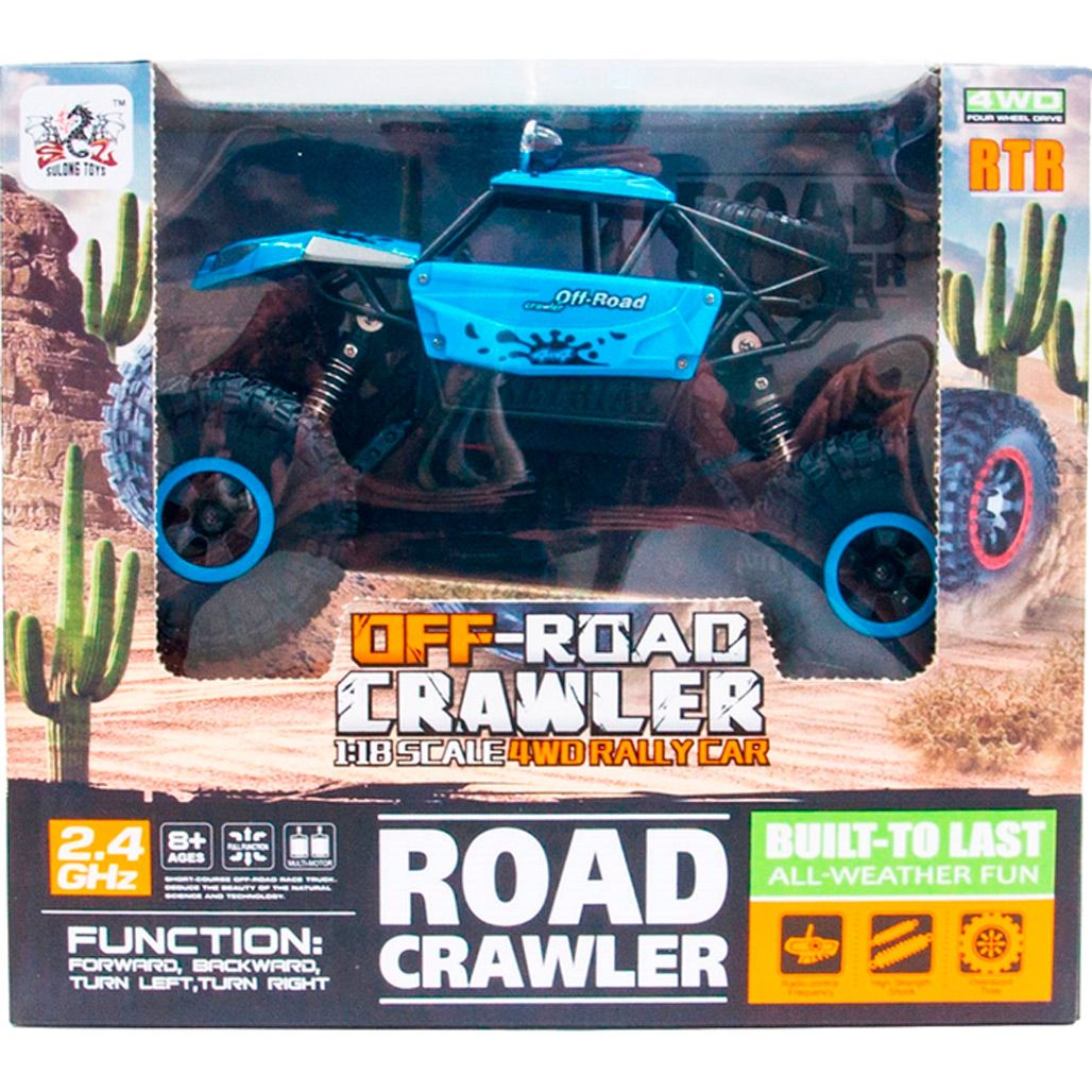 Машинка на радіокеруванні Sulong Toys 1:18 Off-road Crawler Super Sport Blue (SL-001RHB) 