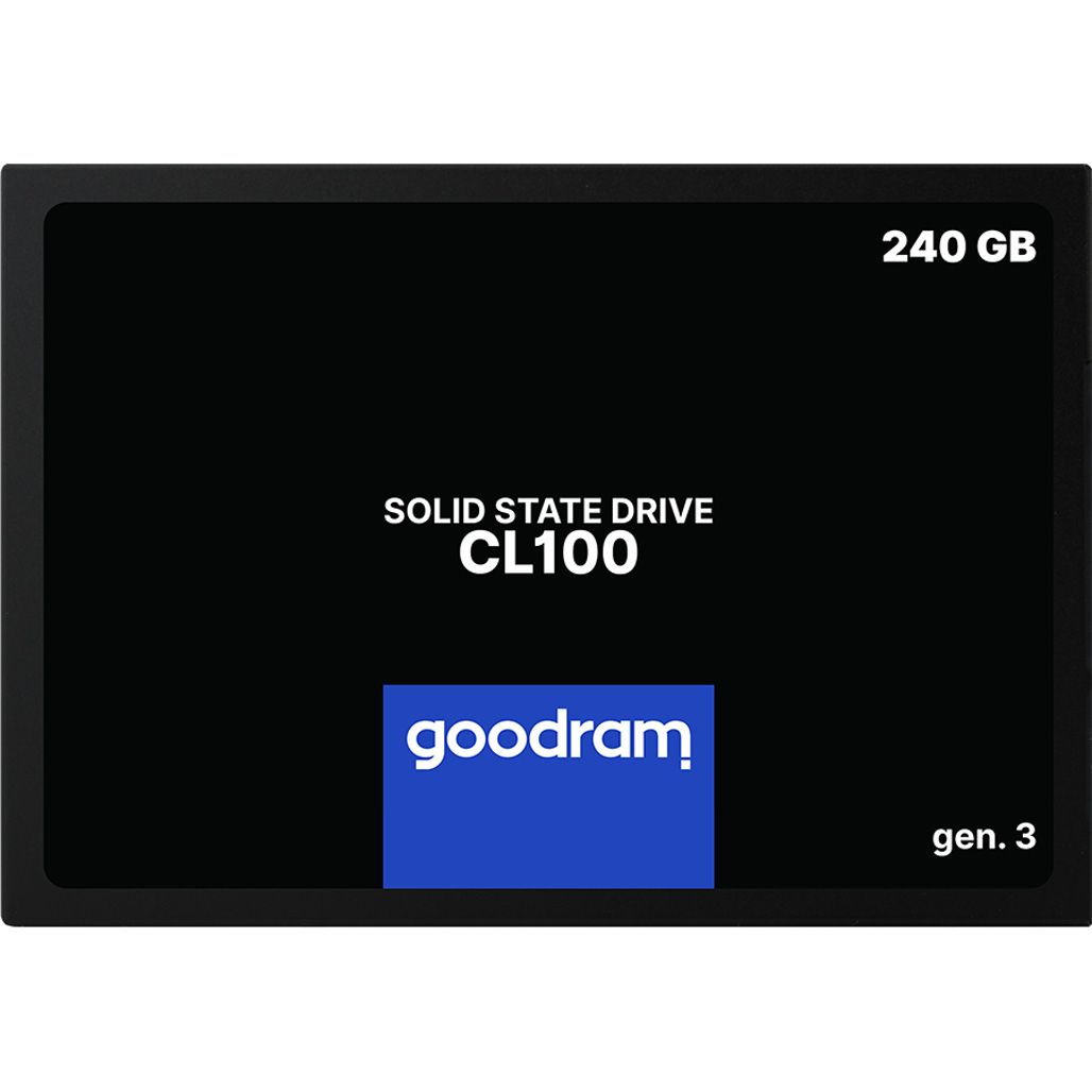 

SSD накопитель Goodram CL100 Gen.3 240GB 2.5` (SSDPR-CL100-240-G3)