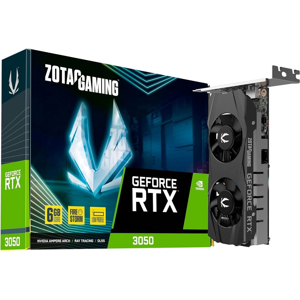 

Відеокарта Zotac Gaming GeForce RTX 3050 6GB GDDR6 LP (ZT-A30510L-10L)