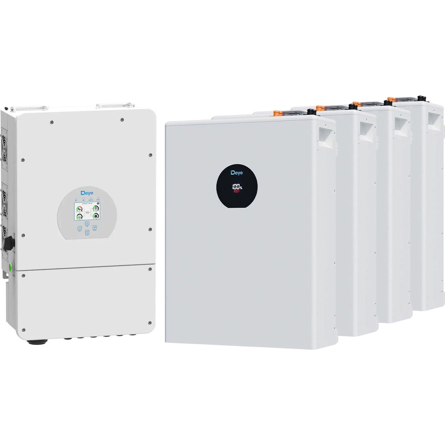 

Система хранения энергии Deye SUN-10K-SG02LP1-EU-AM3 10kW + 4 АКБ SE-F5 Pro-C 20.4kWh (51.2V/100Ah/5120Wh)