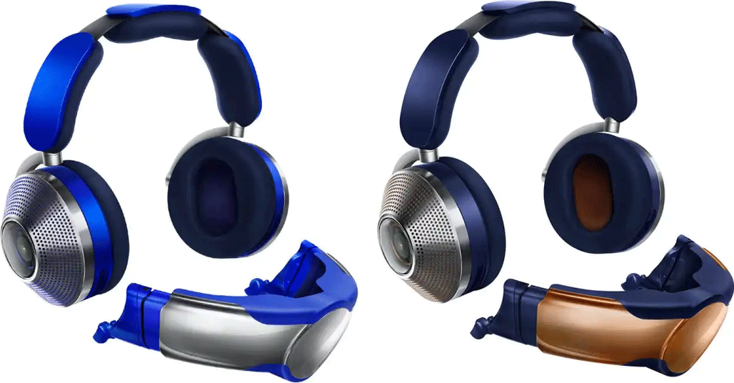 Навушники з вбудованим очищувачем повітря Dyson Zone Absolute Prussian Blue/Bright Copper (376067-01)