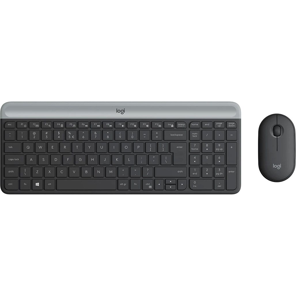 

Комплект (клавіатура + миша) Logitech MK470 Wireless Slim Graphite (920-009206\920-009204)