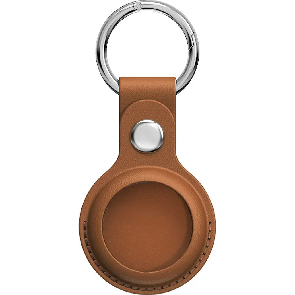 

Чохол для пошукової мітки Apple AirTag Leather Key Ring Brown HC
