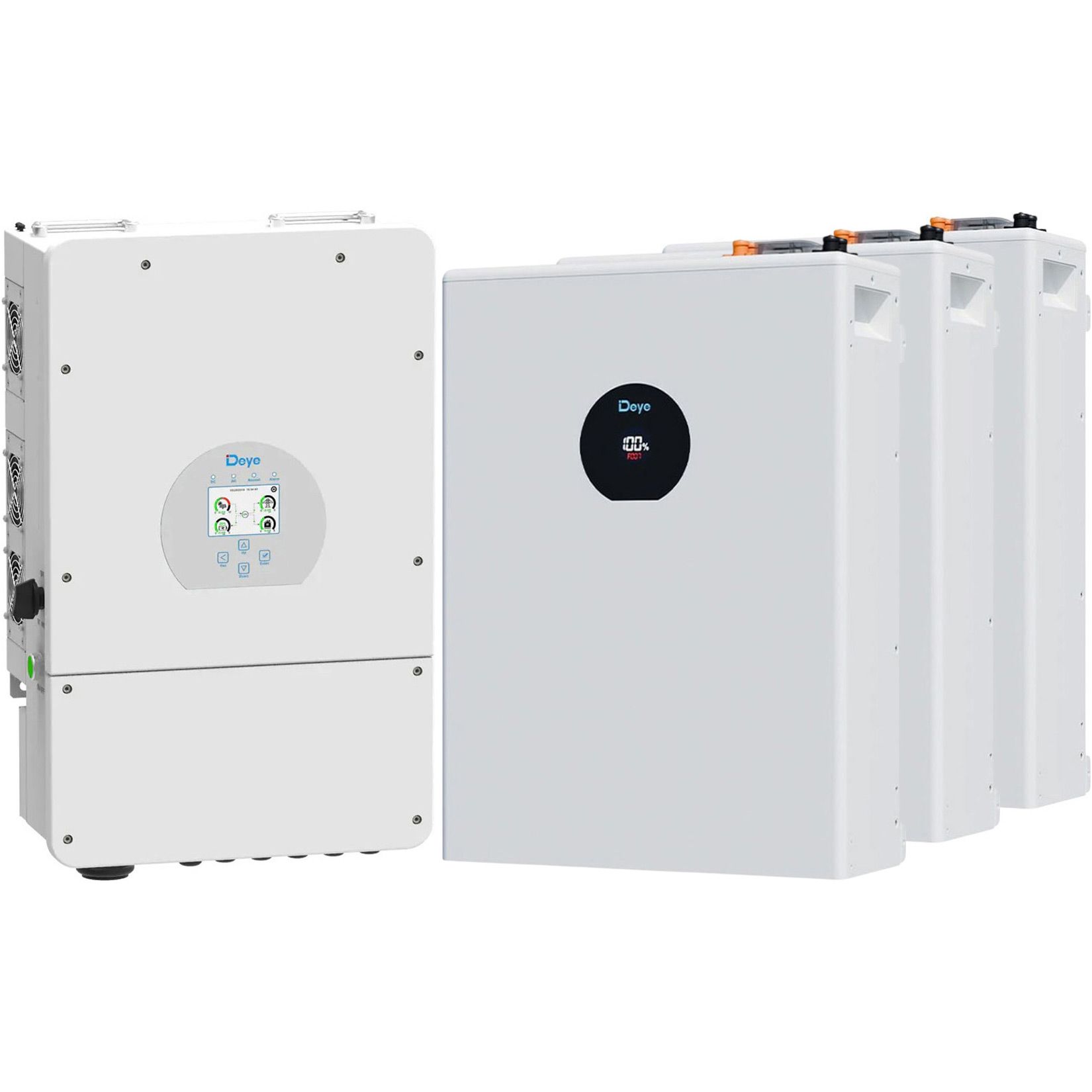 

Система хранения энергии Deye SUN-10K-SG02LP1-EU-AM3 10kW + 3 АКБ SE-F5 Pro-C 15.3kWh (51.2V/100Ah/5120Wh)