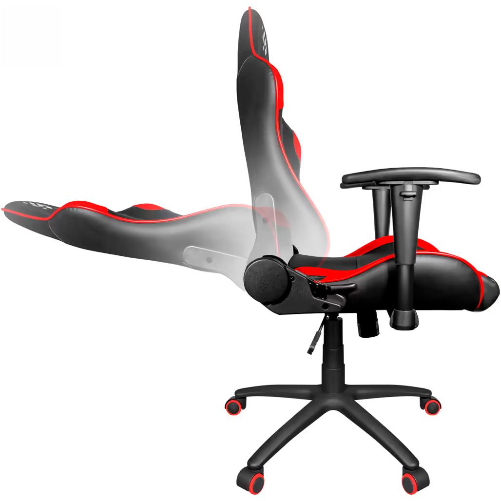 Геймерське крісло Defender Devastator CT-365 PU Black/Red (64365)