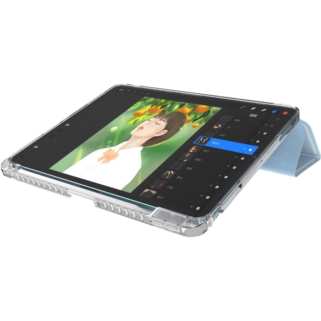 Чохол-книжка Comma Joy PU with Pencil Slot для Apple iPad Air 13 (2024) Black