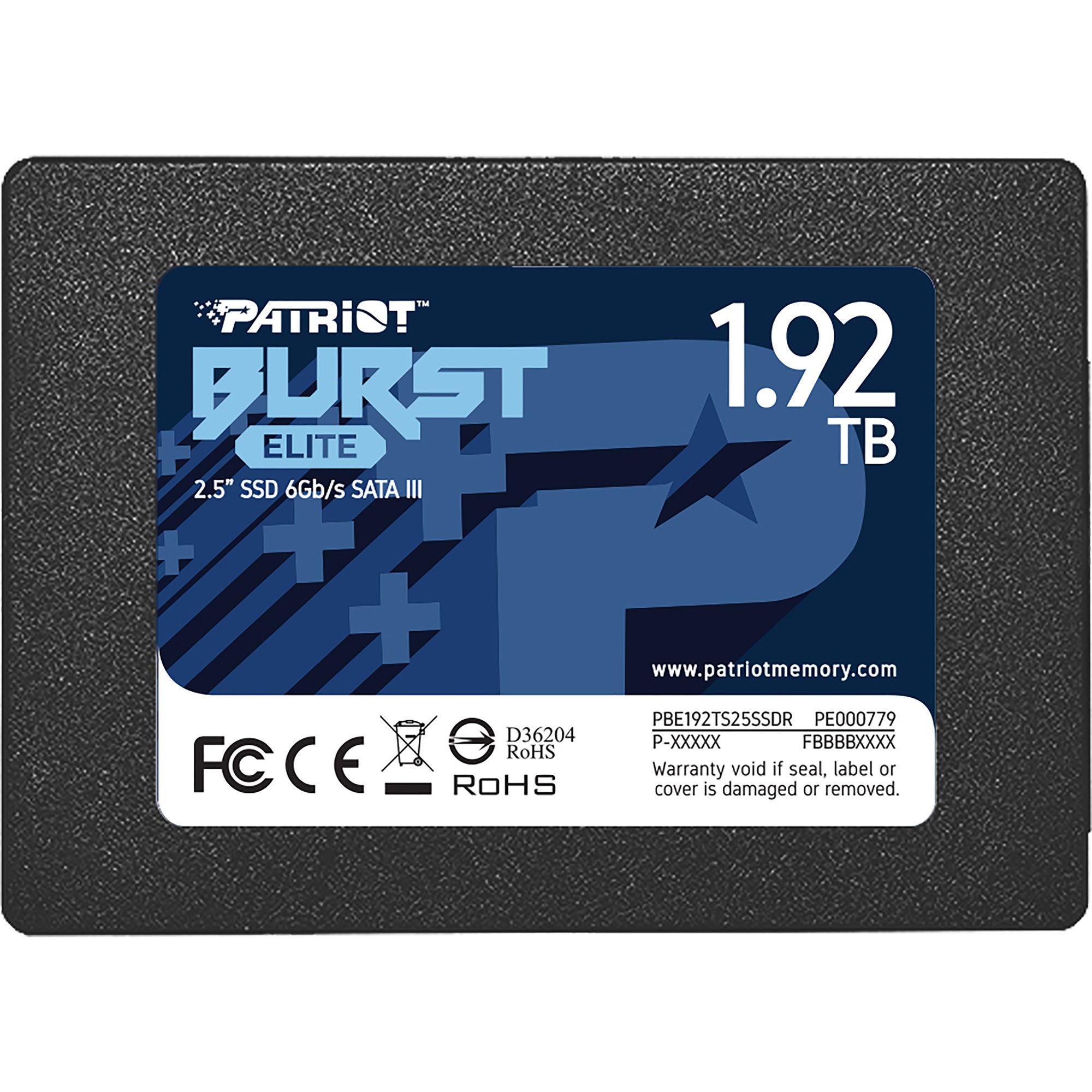 

SSD накопичувач Patriot Burst Elite 1.92TB (PBE192TS25SSDR)