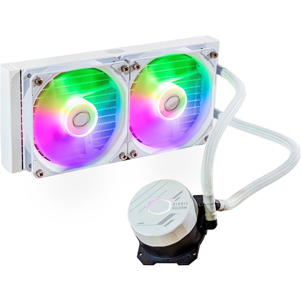 

Система водяного охолодження Cooler Master MasterLiquid 240L Core ARGB White (MLW-D24M-A18PZ-RW) EU