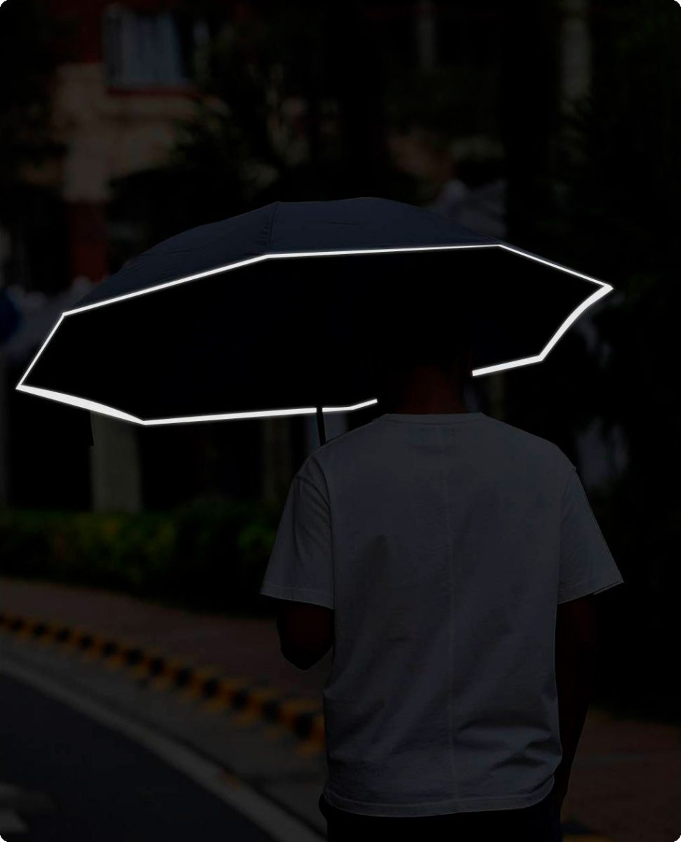 Парасолька Xiaomi Zuodu Automatic Umbrella (ZD002-LED) Red