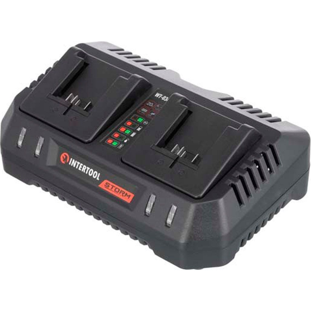 

Зарядное устройство Intertool 20V 4А+4A (WT-0346)