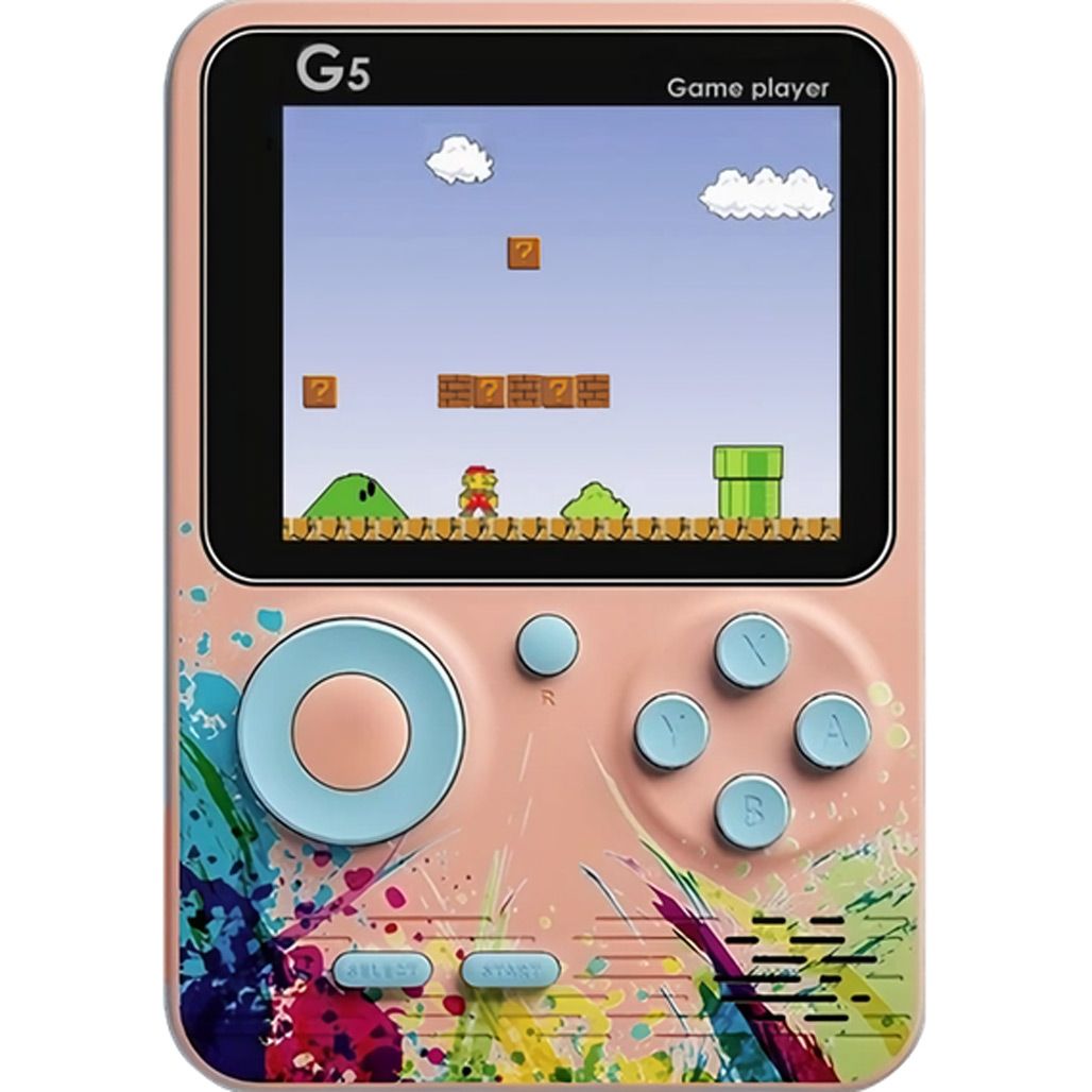 

Ретро ігрова приставка GameX G5 500 games in 1 Pink