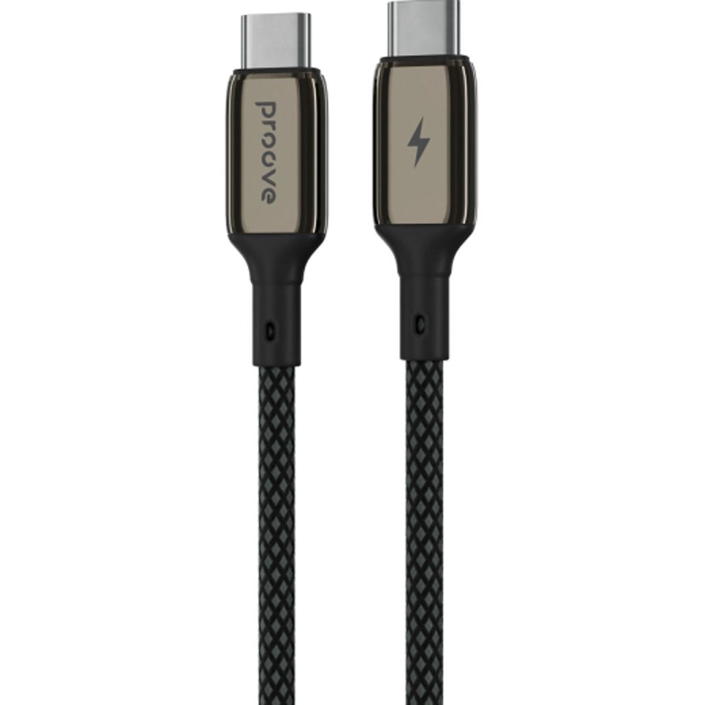 

Кабель Proove Dense Metal USB-C to USB-C 60W 1m Black (CCDM60002201)