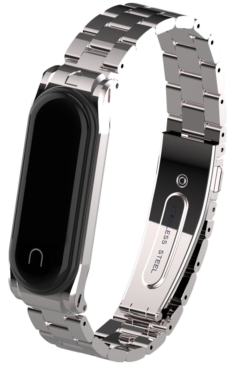 

Ремешок Armorstandart Metal для Mi Band 4/3 (Satin Silver) [41770]