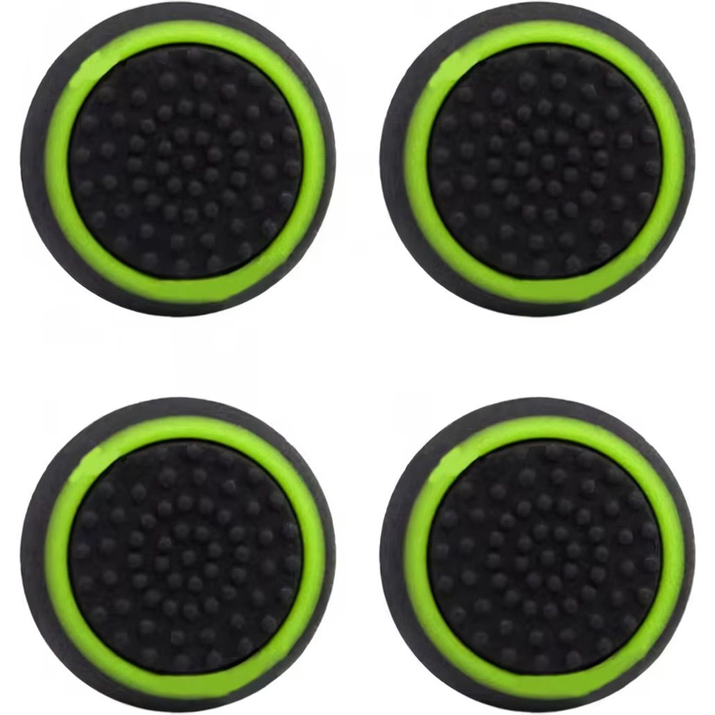 

Накладки на стики Thumb Grips 4-pack для PS4/PS5/Xbox Black Green