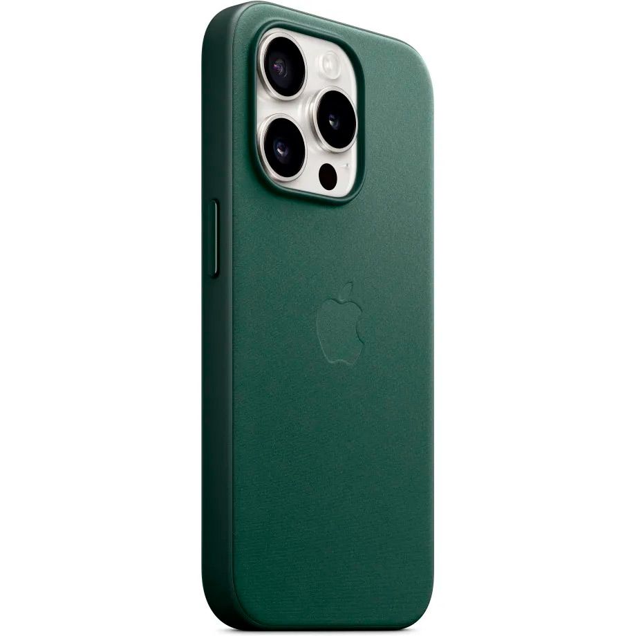 Чохол Apple FineWoven Case with MagSafe для iPhone 15 Pro Evergreen AAA