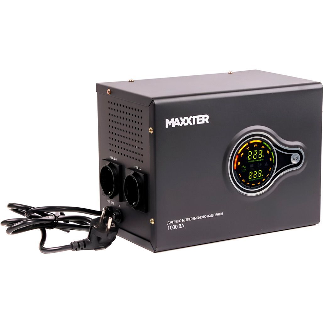 

Джерело безперебійного живлення (ДБЖ) Maxxter MX-HI-PSW1000-01