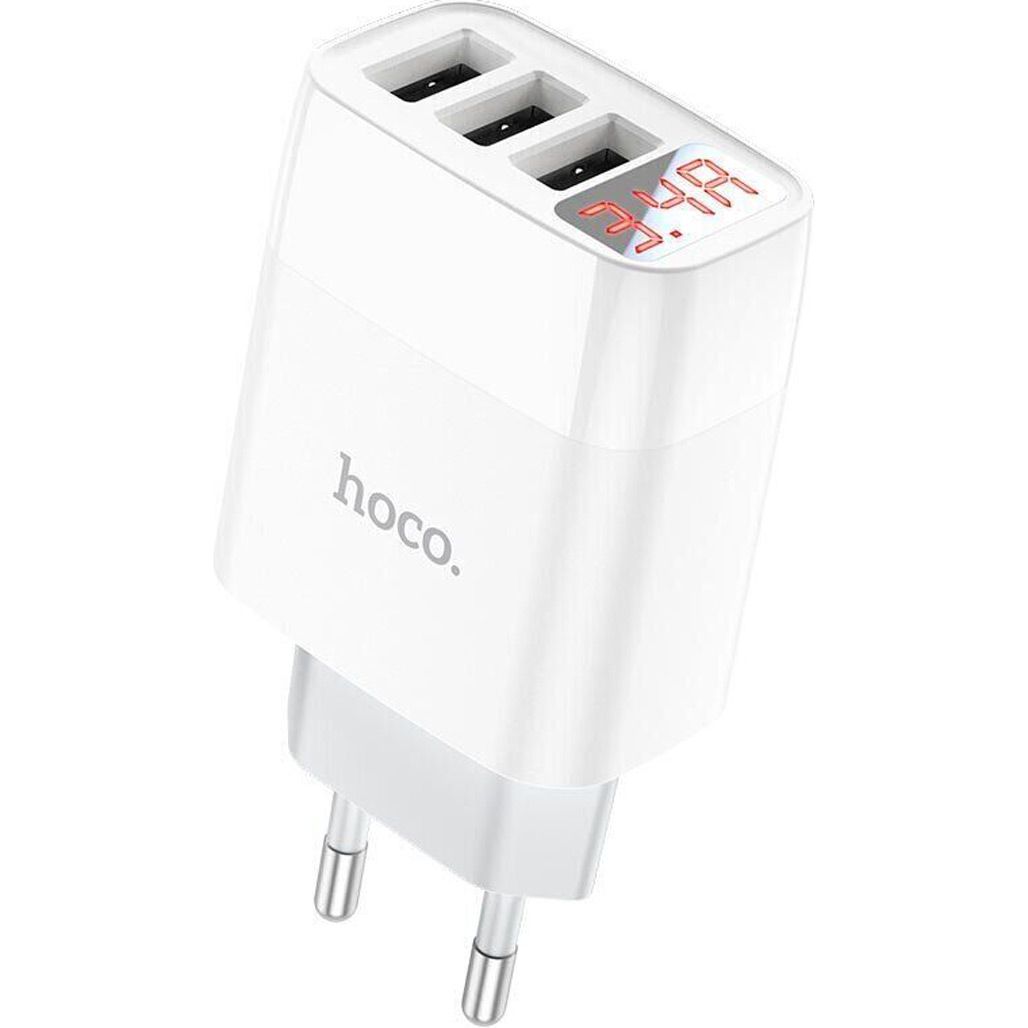 

Мережевий зарядний пристрій Hoco C93A 3-USB White