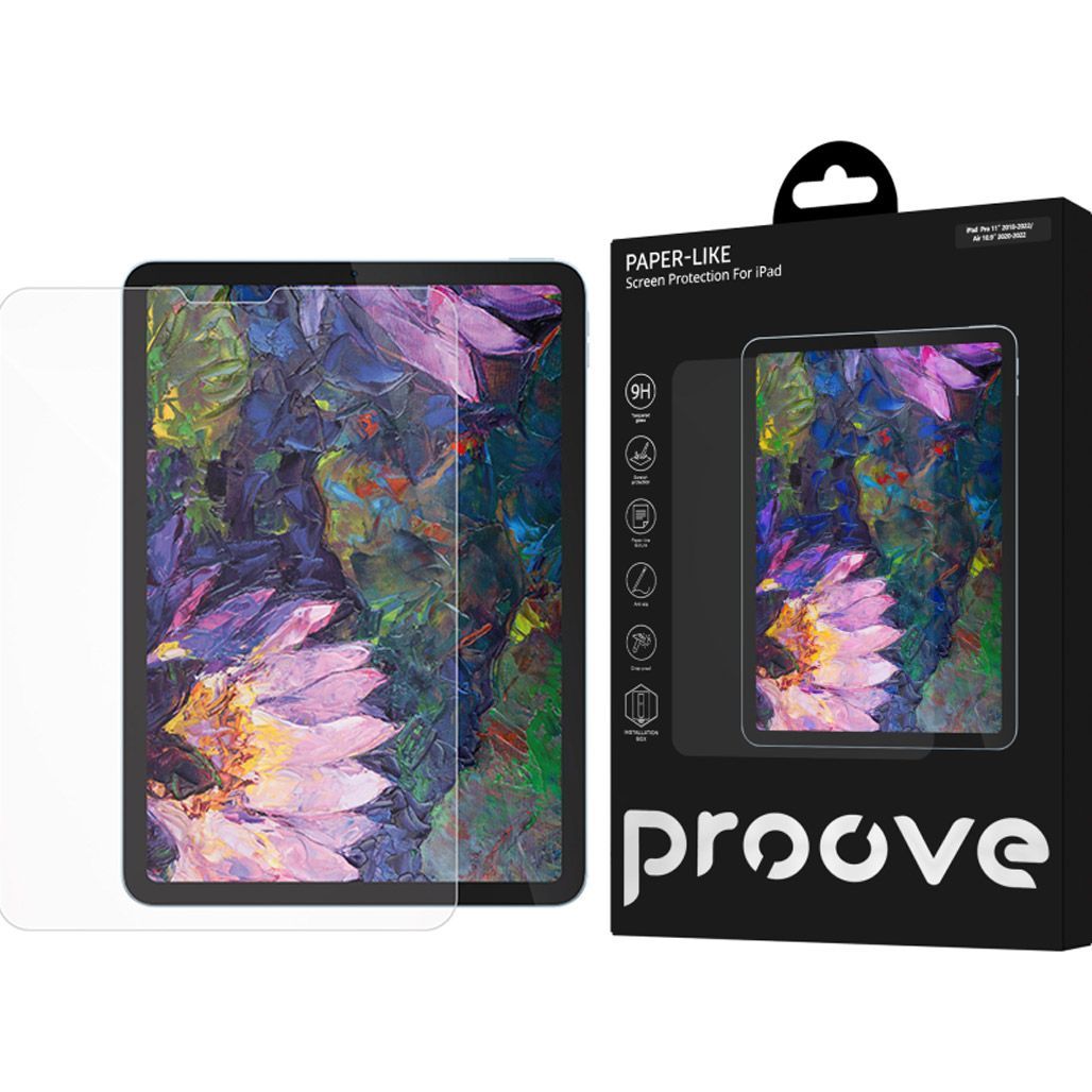 

Защитное стекло Proove Paper-like Glass with Installation Box для Apple iPad Pro 11` (2018-2022)/ iPad Air (2020-2022) (PGPPLIPA1090)