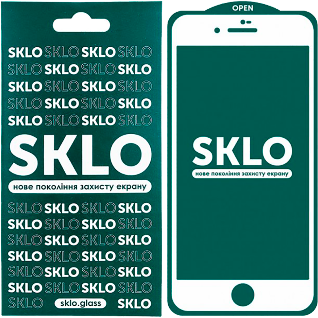 

Защитное стекло SKLO 5D Full Glue для Apple iPhone 7 Plus/8 Plus (White) [69114]
