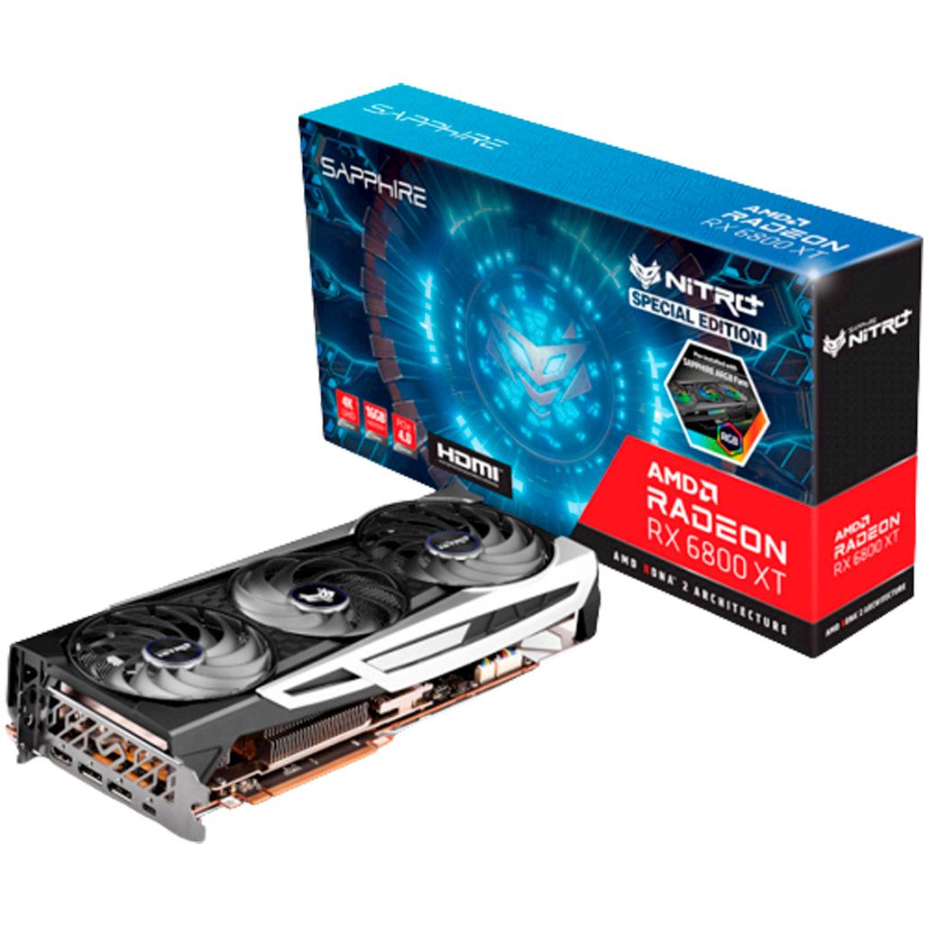 

Видеокарта Sapphire Radeon RX 6800 XT Nitro+ SE 16 GB (11304-01-20G) [75484]