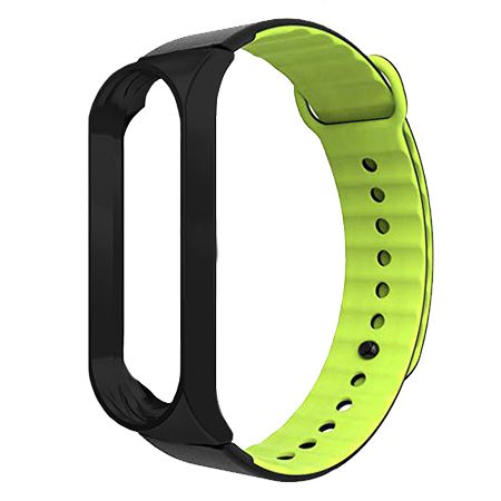 

Ремешок силиконовый ArmorStandart Sport Silicone Band для Xiaomi Mi Band 3 (Black/Black-Green) [39372]