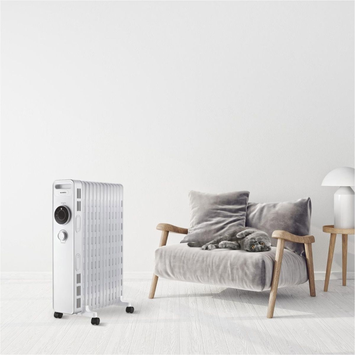 Масляний обігрівач Kumtel KUM-1240S White