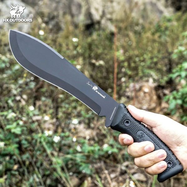 Мачете туристичний HX Outdoors Willow Leaf Machete Black TD-02