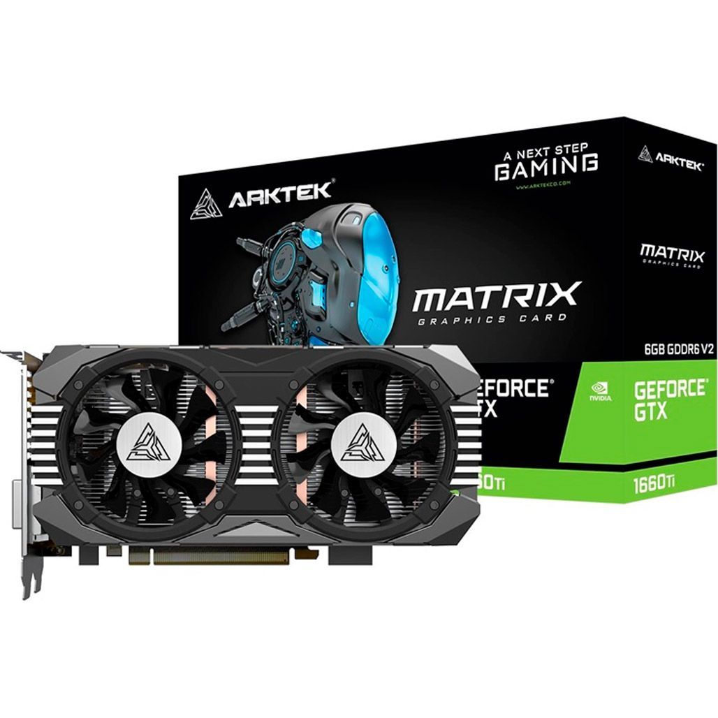 

Видеокарта ARKTEK GeForce GTX 1660 Ti 6GB (AKN1660TID6S6GH1)