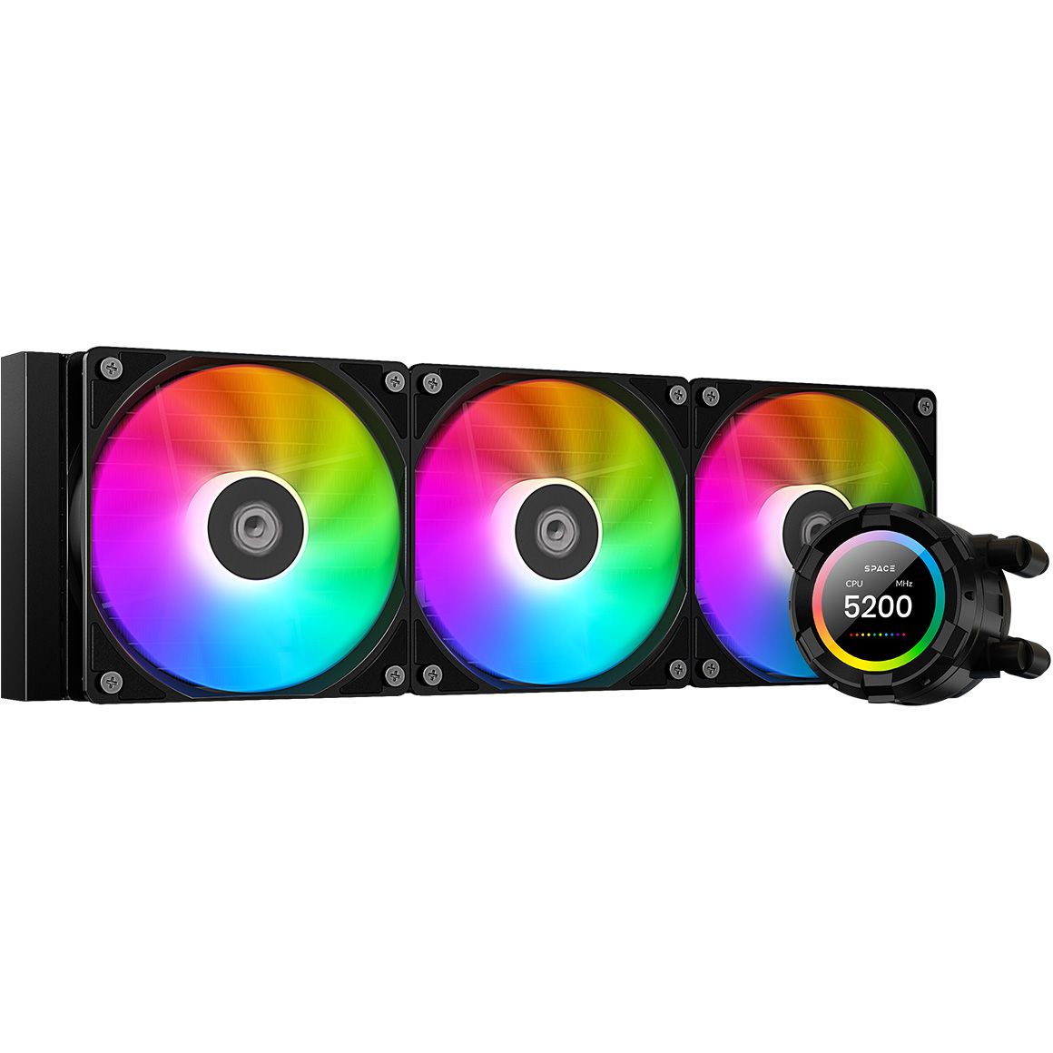 

Система водяного охлаждения ID-COOLING Space LCD SL360 XE Black
