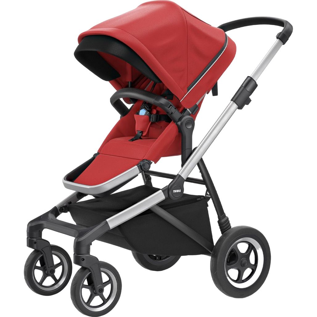 

Дитяча коляска Thule Sleek Aluminum/Energy Red (11000004)
