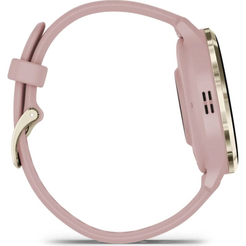 Смарт-годинник Garmin Venu 3S Soft Gold Steel Bezel with Dust Rose Case and Silicone Band (010-02785-03/53)