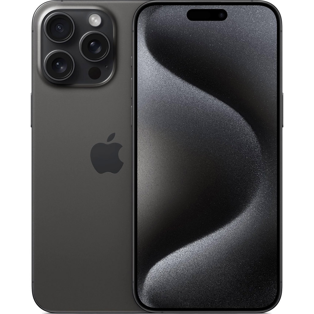 

Смартфон Apple iPhone 15 Pro Max 512GB eSIM Black Titanium (MU6A3)